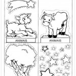 Moldes para Presépio – Animais, Árvores e Estrelas