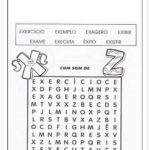 Atividades de Palavras Cruzadas e Cruzadinha – Com som de Z