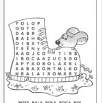 Atividades de Palavras Cruzadas e Cruzadinha – Letra B