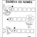 Atividades de Palavras Cruzadas e Cruzadinha – Coelhinho