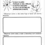 Atividades Dia e Noite – Desenhe
