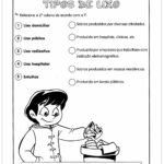 Atividades sobre meio ambiente para o 3º ano – Tipos de lixo