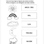 Atividades sobre Clima – Ligue Corretamente