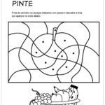 Pinte para achar a fruta