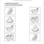 Ligue as frutas iguais