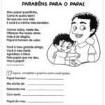 Atividade Dia dos Pais Ensino Fundamental – Parabéns para o papai
