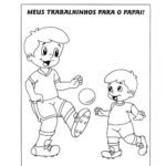 Atividades Dia dos Pais para Maternal – Pai e filho