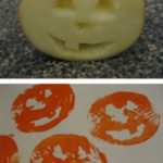 Projeto Halloween – Carimbo de abóbora