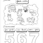 Atividade para colorir de inglês