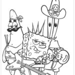 Bob Esponja com banda musical