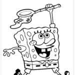 Bob Esponja correndo