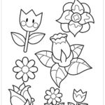 Moldes para primavera de flores