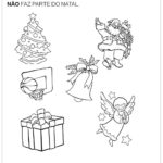 Atividades de natal na educação infantil pinte
