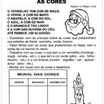 Atividades de natal para imprimir as cores