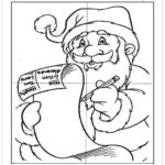 Atividades de natal para o maternal pintar e recortar