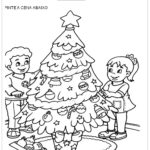 Atividades natal ensino fundamental pinte a cena abaixo