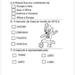 Atividades sobre a copa ensino fundamental leia e responda