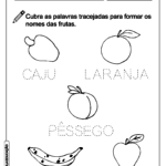 Atividade Pontilhada – Cubra as Palavras