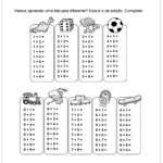 Atividade De Tabuada Para Imprimir Tabuada De Multiplica O Escola The