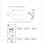 Atividades com a Letra G – Junte as Letras