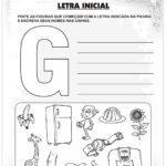 Atividades com a Letra G – Palavras com a letra G