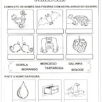 Atividades com a Letra G – Pense Bem