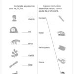 Atividade Letra H – Complete as Palavras