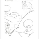 Atividade para o maternal ajude a menina