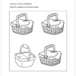 Atividade para o maternal circule a cesta