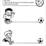 Atividade para o maternal cubra com giz