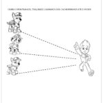 Atividade para o maternal cubra o pontilhado