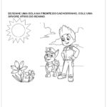 Atividade para o maternal desenhe