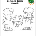 Desenhos para colorir do meio ambiente