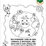 Desenhos para colorir do meio ambiente leia e depois pinte