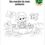 Desenhos para colorir do meio ambiente pinte