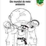 Desenhos para colorir do meio ambiente segurando a terra