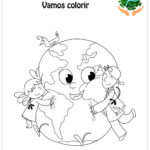 Desenhos para colorir do meio ambiente vamos colorir