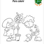 Desenhos para colorir meio ambiente-cuide-de nosso planeta para colorir