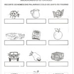 Recorte e Cole a letra J