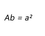 Fórmula para calculo de área da base de um cubo