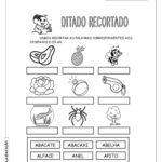 Ditado Recortado: Atividades com a letra do alfabeto “a”