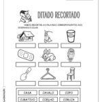 Ditado Recortado: Atividades com a letra do alfabeto “c”