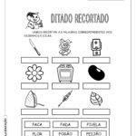 Ditado Recortado: Atividades com a letra do alfabeto “f”
