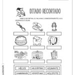 Ditado Recortado: Atividades com a letra do alfabeto “h”