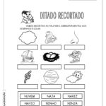 Ditado Recortado: Atividades com a letra do alfabeto “n”