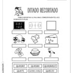 Ditado Recortado: Atividades com a letra do alfabeto “q”