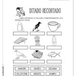 Ditado Recortado: Atividades com a letra do alfabeto “x”