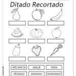 Ditado Recortado: Atividades Com A Letra Do Alfabeto "b" - Escola Educação