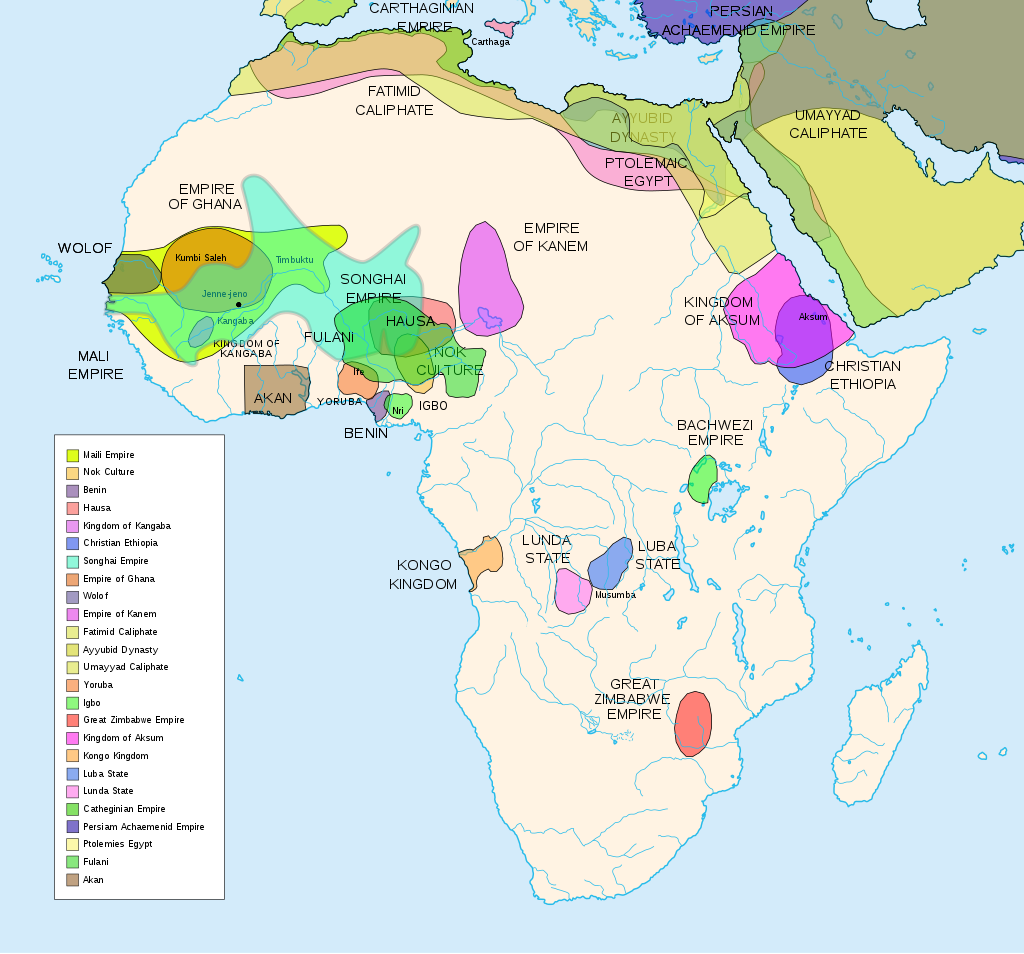 África, antes da colonização europeia