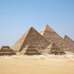 Pirâmides do Giza localizada no Egito
